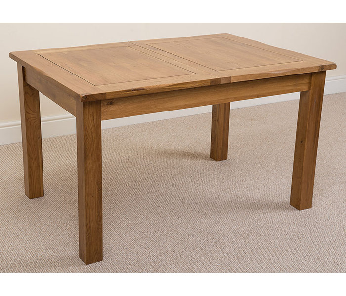 Rosalind Wheeler Florencia Solid Oak Dining Set with 4 Yale Chairs